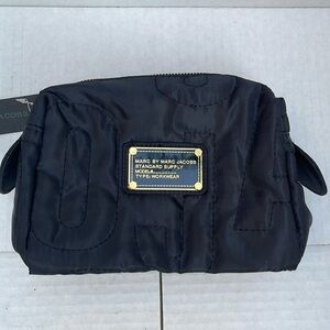 Marc Jacobs Black Cosmetic Bag NWOT